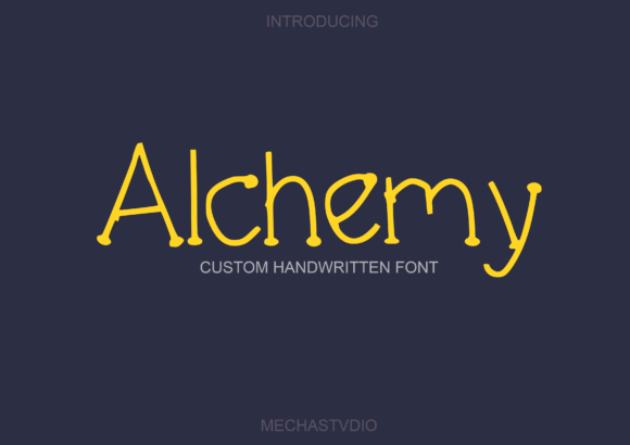 Alchemy: A Display Font That Transforms Web Design With Elegance