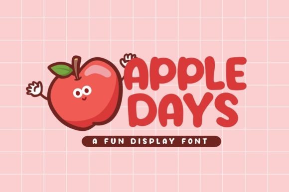 Apple Days: A Playful Display Font for Modern Web and Digital Design