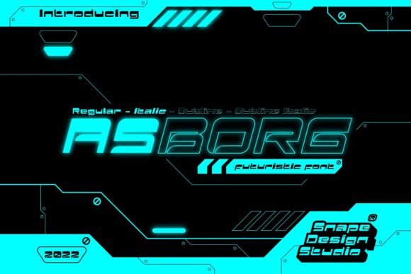 Asborg: A Futuristic Display Font That Elevates Brand Identity