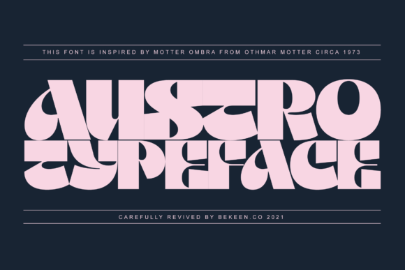 Austro: A Designer’s Take on This Display Font