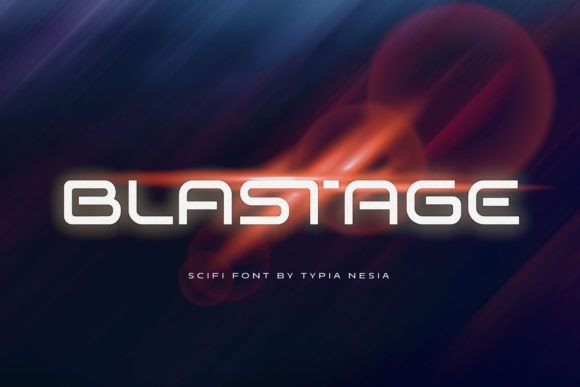Blastage: A Futuristic Font for Modern Craft and Product Design