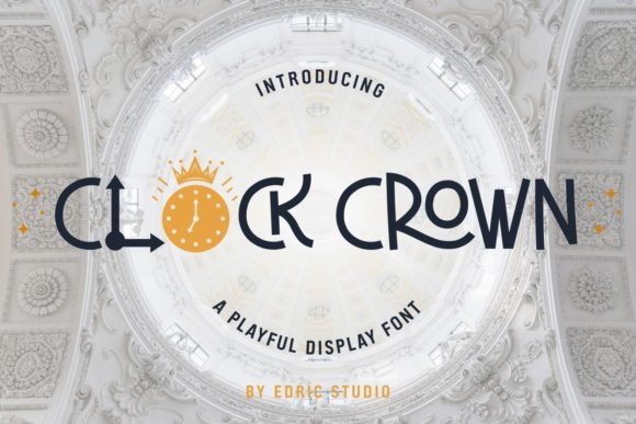 Clock Crown: A Display Font That Makes Campaign Typography Fun