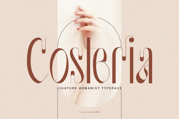 Costeria: A Stylish Display Font for Modern Editorial Design