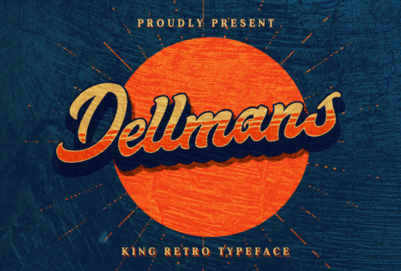 Dellmans: A Bold Display Font for Dynamic Editorial Design