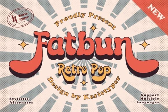 Fatbun Font Review: A Bold, Retro-Inspired Typeface for Playful Branding