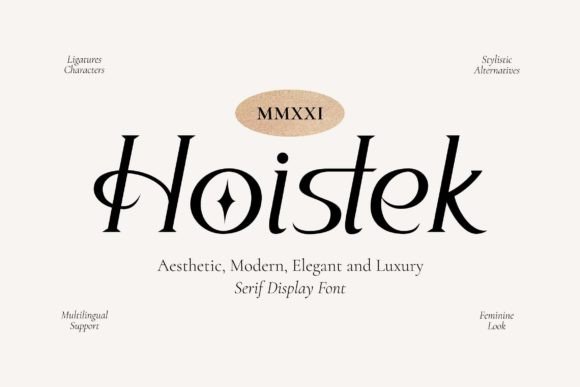 Hoistek: How This Aesthetic Serif Font Elevates Campaign Visuals and Brand Messaging