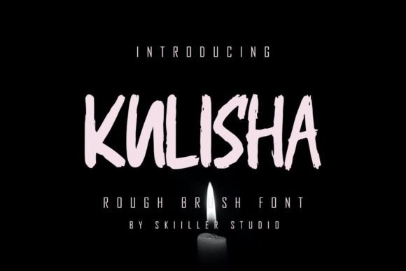 Kulisha: A Textured Brush Font That Elevates Campaign Visuals