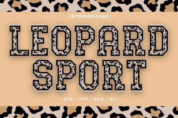 Leopard Sport: A Bold Display Font for High-Energy Visuals