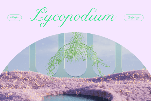 Lycopodium: A Copperplate Display Font for Crafters and Makers