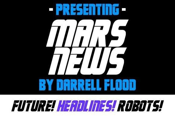 Mars News: A Futuristic Display Font for Modern Web Design