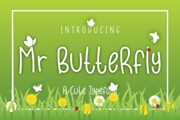 Mr Butterfly: A Feminine Display Font for Campaign Headlines and Decorative Visuals