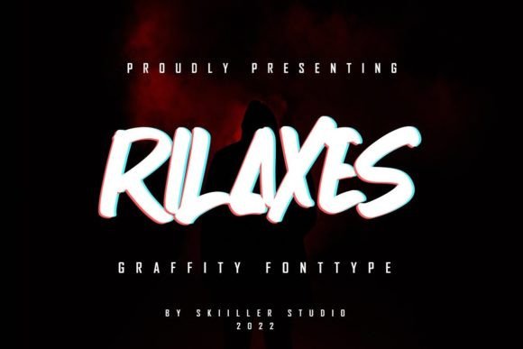 Rilaxes Font: A Fun Display Typeface for Business Branding