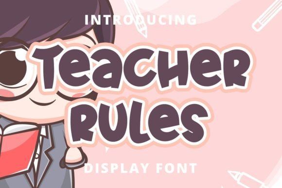 Teacher Ruler: A Playful Display Font for Social Media and Digital Campaigns