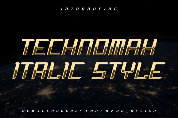Technomax: A Bold Display Font for Modern Web Design