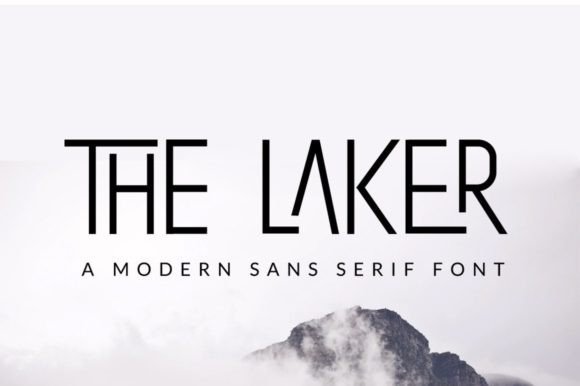 The Laker: A Display Font for Crafters Who Value Style and Clarity