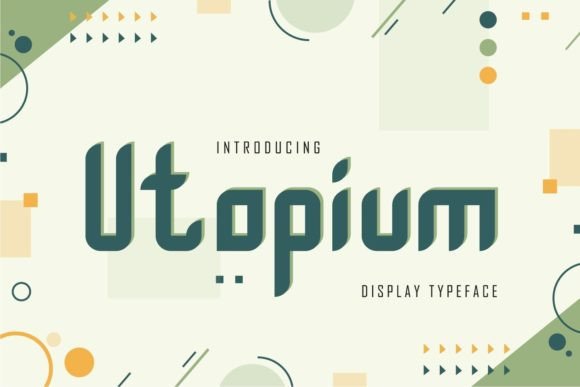 Utopium: A Bold Display Font for Modern Web Design Projects