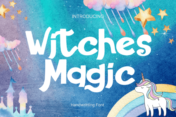 Witches Magic: A Playful Display Font for Whimsical Editorial Design
